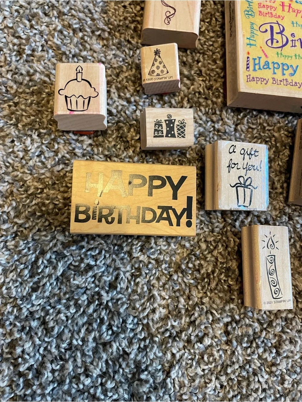 Stampin' Up! Birthday Stamps
